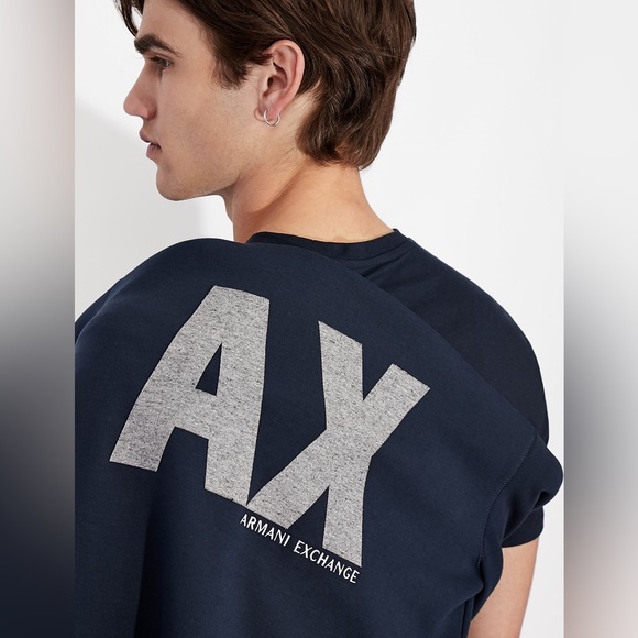 Armani Exchange CREW NECK SWEATSHIRT - Picture 2 of 10